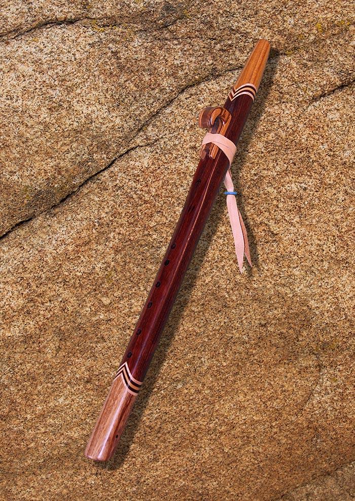 Jarrah and Canary Wood Native American Style Love Flute