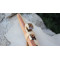 Pink Ivory Wood & African Mahogony Sundance Native American Style Flute (G- 440Hz)