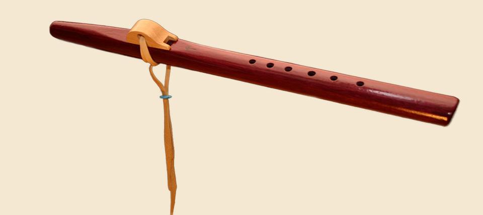 Hand-carved Wooden Backpacking Flute 