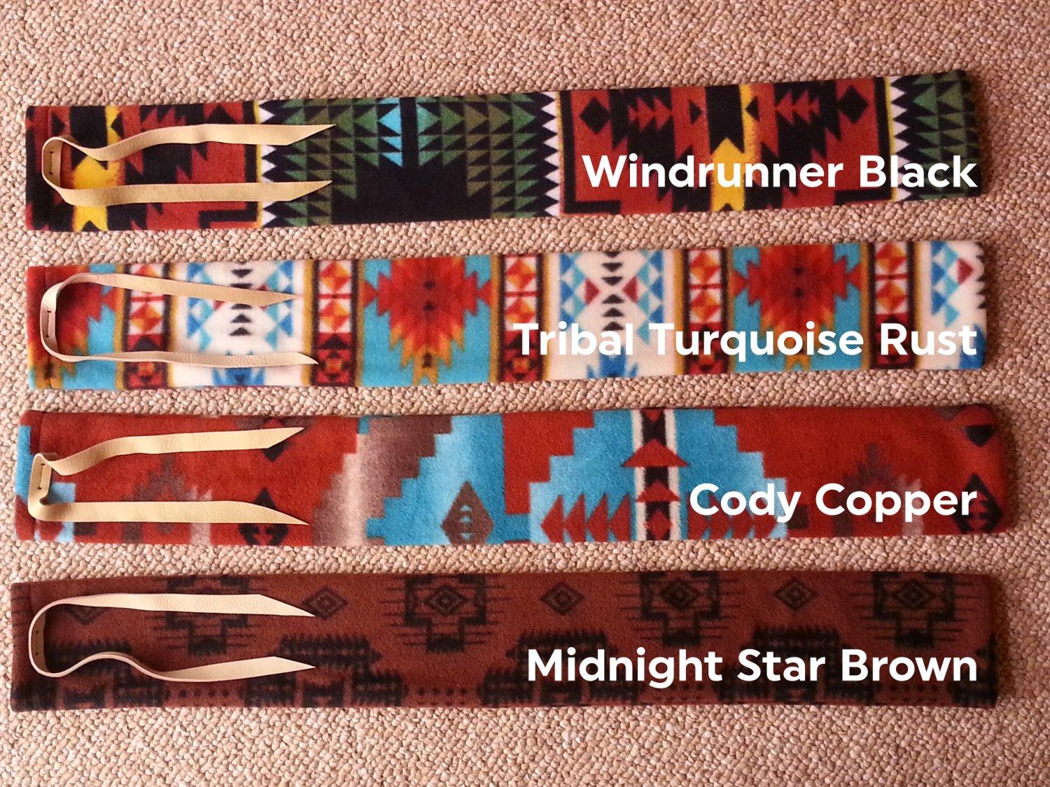 Aztec Heavy Fleece Double Lined handmade Native American Flute Bag 
