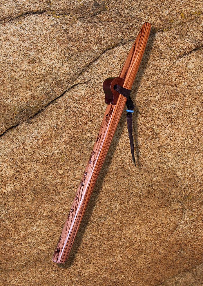 Zebrawood Backpacking Flute