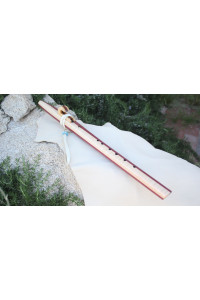 Purpleheart & Curly Maple Sundance Native American Style Flute (Key F#- 440Hz)