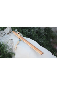 Pink Ivory Wood & African Mahogony Sundance Native American Style Flute (G- 440Hz)
