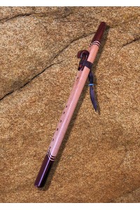 Curly Pecan and Indian Rosewood  Native American Style Love Flute