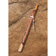 Curly Mango and Yellow Heart Native American Style Love Flute  (F# - 432Hz)