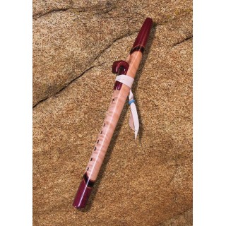Curly Maple and Purpleheart Native American Style Love Flute