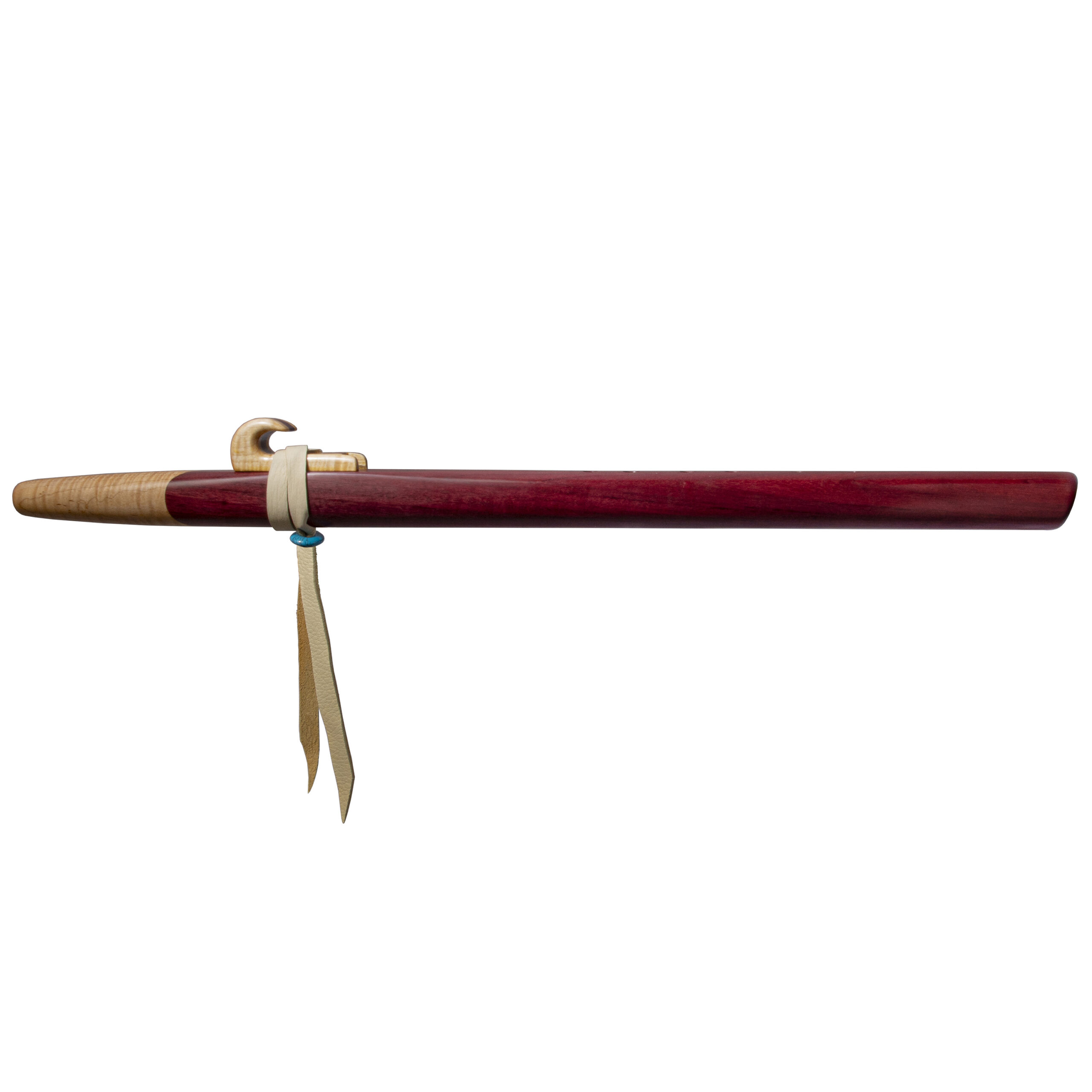 Purpleheart and Curly Maple Craftsman Native American Style Flute