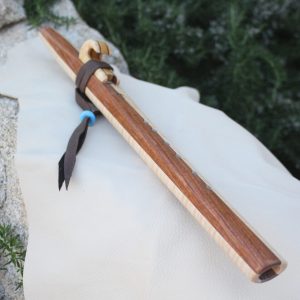 Jatoba & Lacewood Sundance Native American Style Flute (Key A- 440Hz)