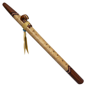 Birdseye Maple & Jarrah Collectors Native American Style Flute (Key F- 432hz)