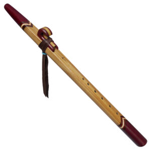 Canary wood & Purpleheart Collectors Native American Style Flute (Key F#- 440hz)