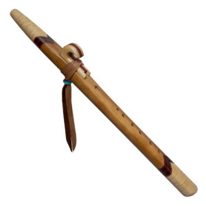 Cherry & Curly Maple Collectors Native American Style Flute (Key A- 432hz)