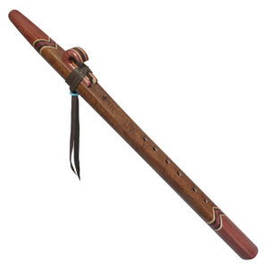 Curly Claro Walnut & Purpleheart Collectors Native American Style Flute (Key E- 432hz)