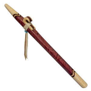Curly Purpleheart & Curly Maple Collectors Native American Style Flute (Key F- 432hz)