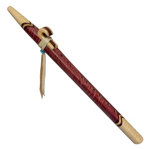 Curly Purpleheart & Curly Maple Collectors Native American Style Flute (Key F- 432hz)