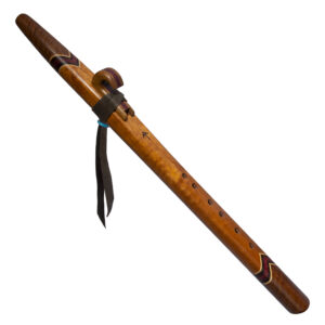 Curly Spanish Cedar & Curly Claro Walnut Collectors Native American Style Flute (Key G- 432hz)