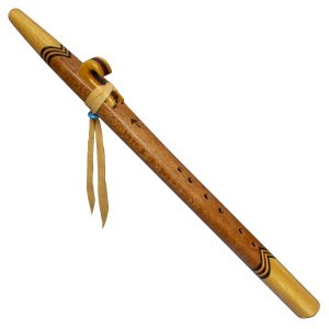 Lacewood & Yellowheart Collectors Native American Style Flute (Key F- 432hz)