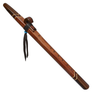 Santos Mahogany & Macassar Ebony Collectors Native American Style Flute (Key F- 440hz)