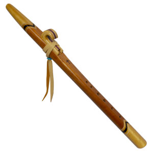 Spanish Cedar & Yellowheart Collectors Native American Style Flute (Key G- 440hz)