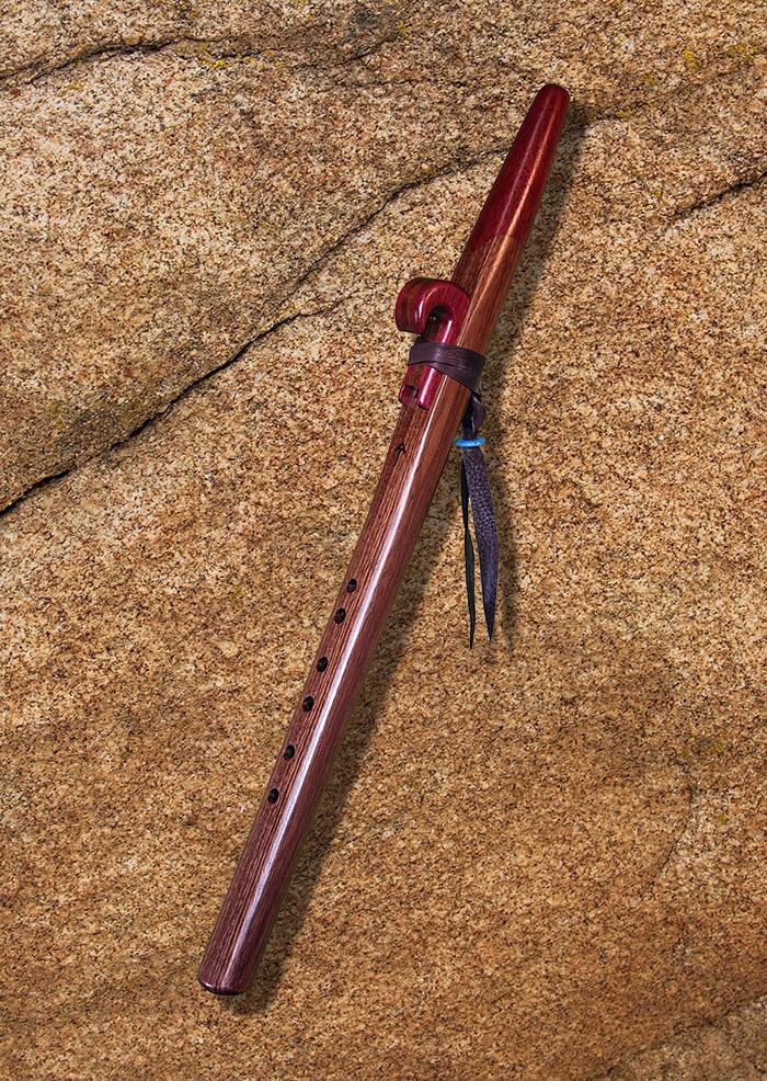 Walnut and Purpleheart Craftsman Native American Style Flute