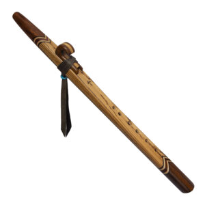 Zebrawood & Peruvian Walnut Collectors Native American Style Flute (Key G- 432hz)