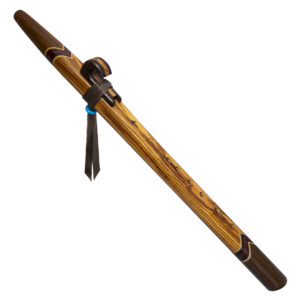 Zebrawood & Peruvian Walnut Collectors Native American Style Flute (Key G- 440hz)